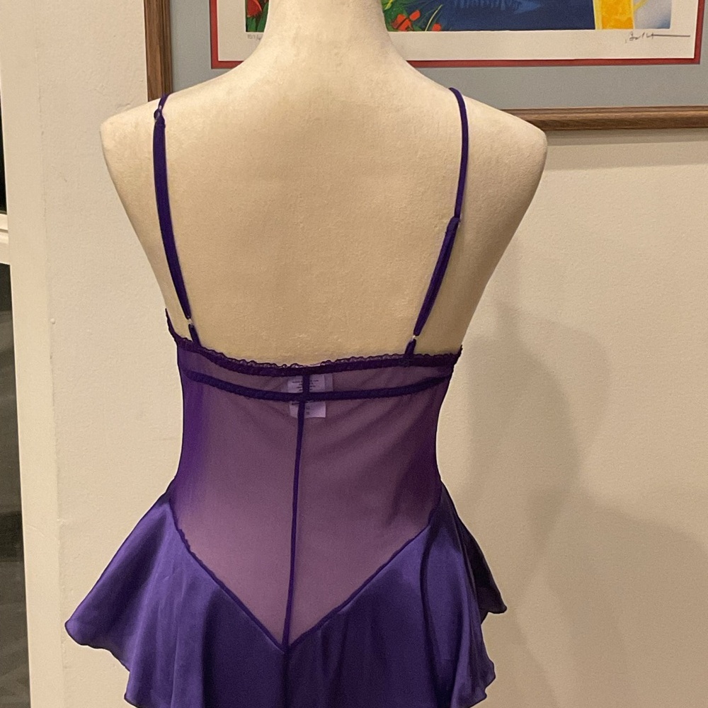 Intimo Purple Lace Robe Set - Picture 4 of 15